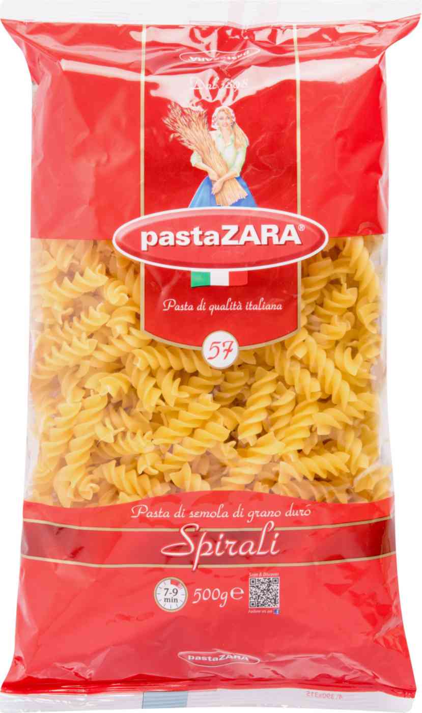 Макаронные изделия PastaZara Спирали № 57