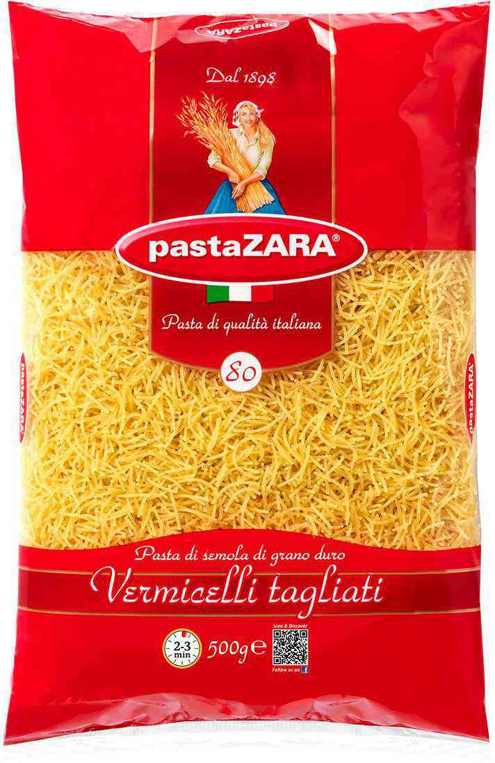 Макаронные изделия PastaZara Vermicelli Tagliati