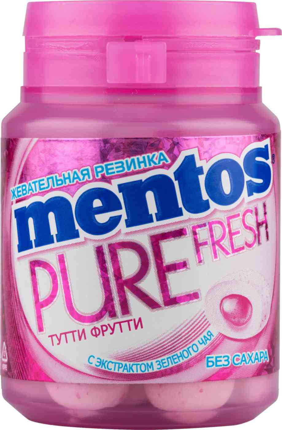 Жевательная резинка Mentos Освежающий вкус Mentos Pure Fresh вкус Тутти-Фрутти