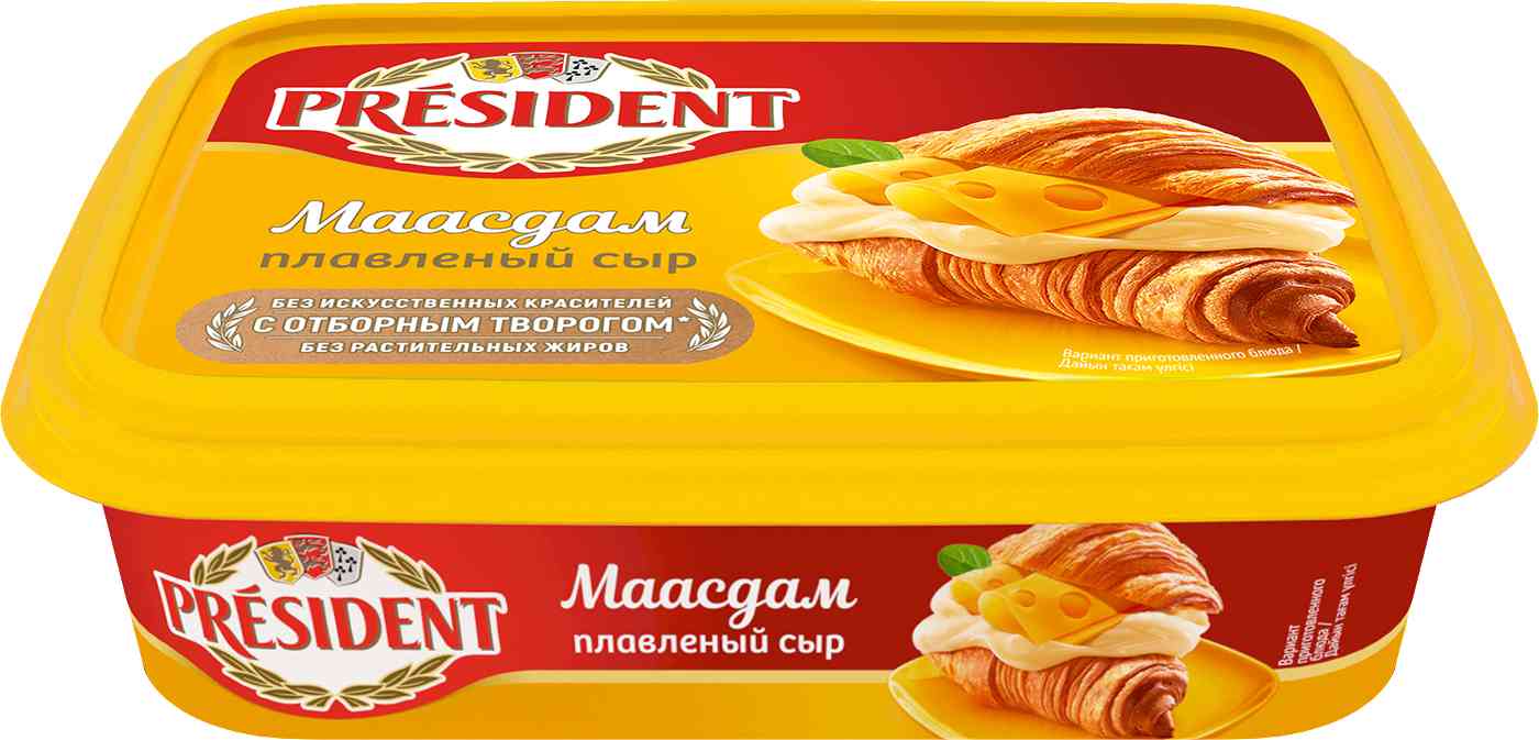 Сыр плавленый President Мааздам 45%
