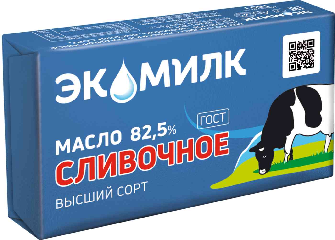 Масло сливочное Экомилк 82,5%