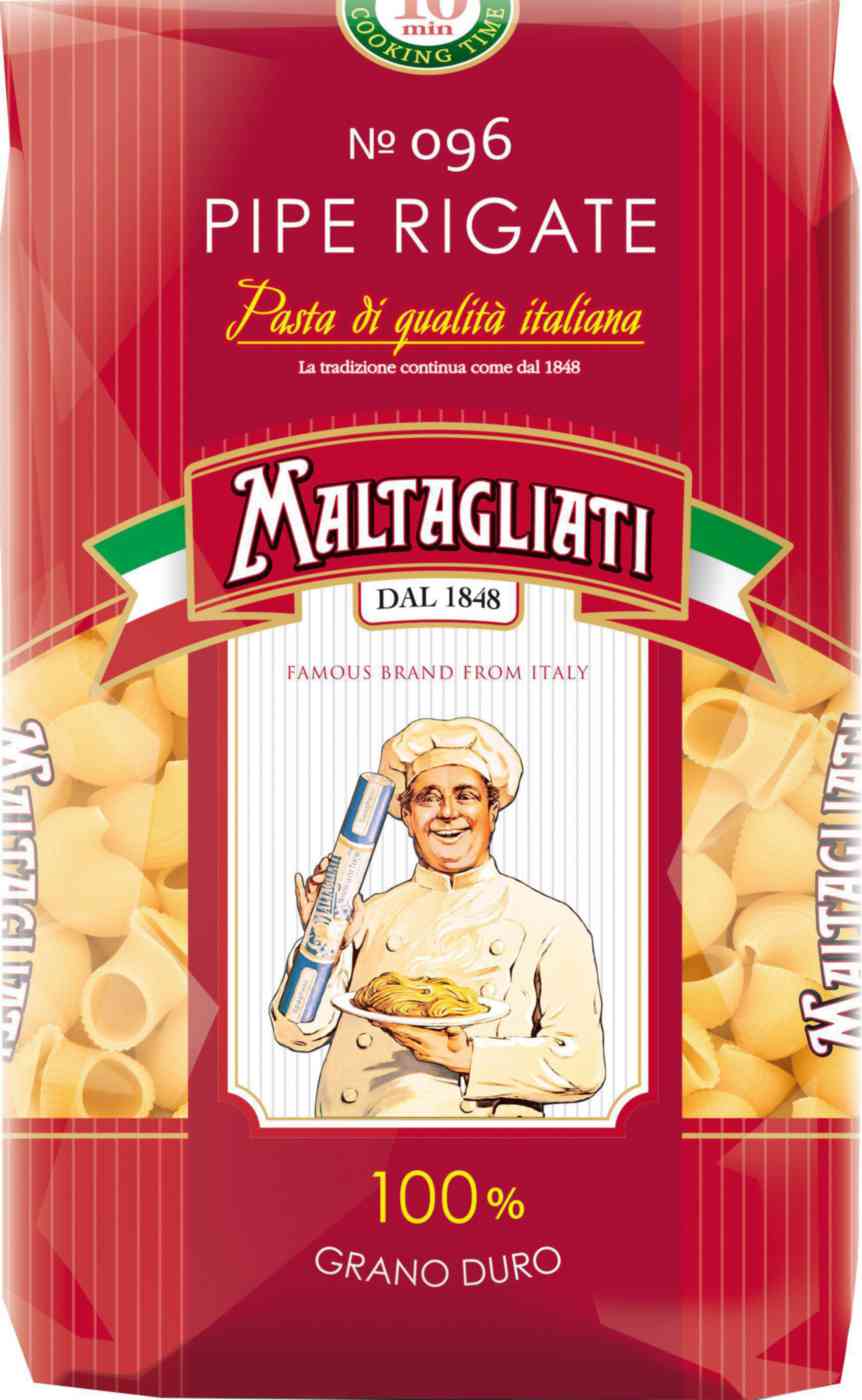 Макаронные изделия Maltagliati №096 Pipe Rigate