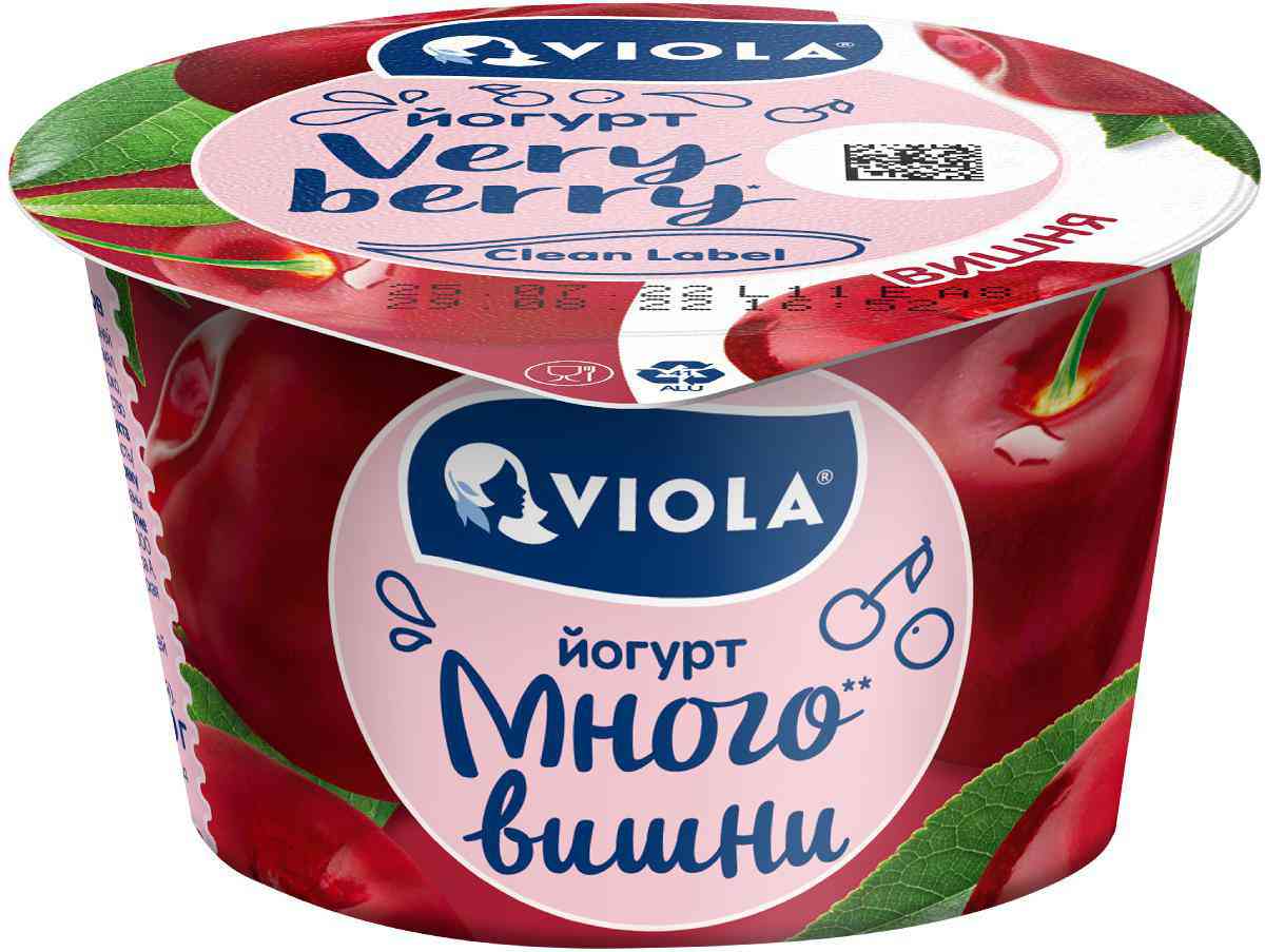 Йогурт Viola Very Berry Вишня 2,6%