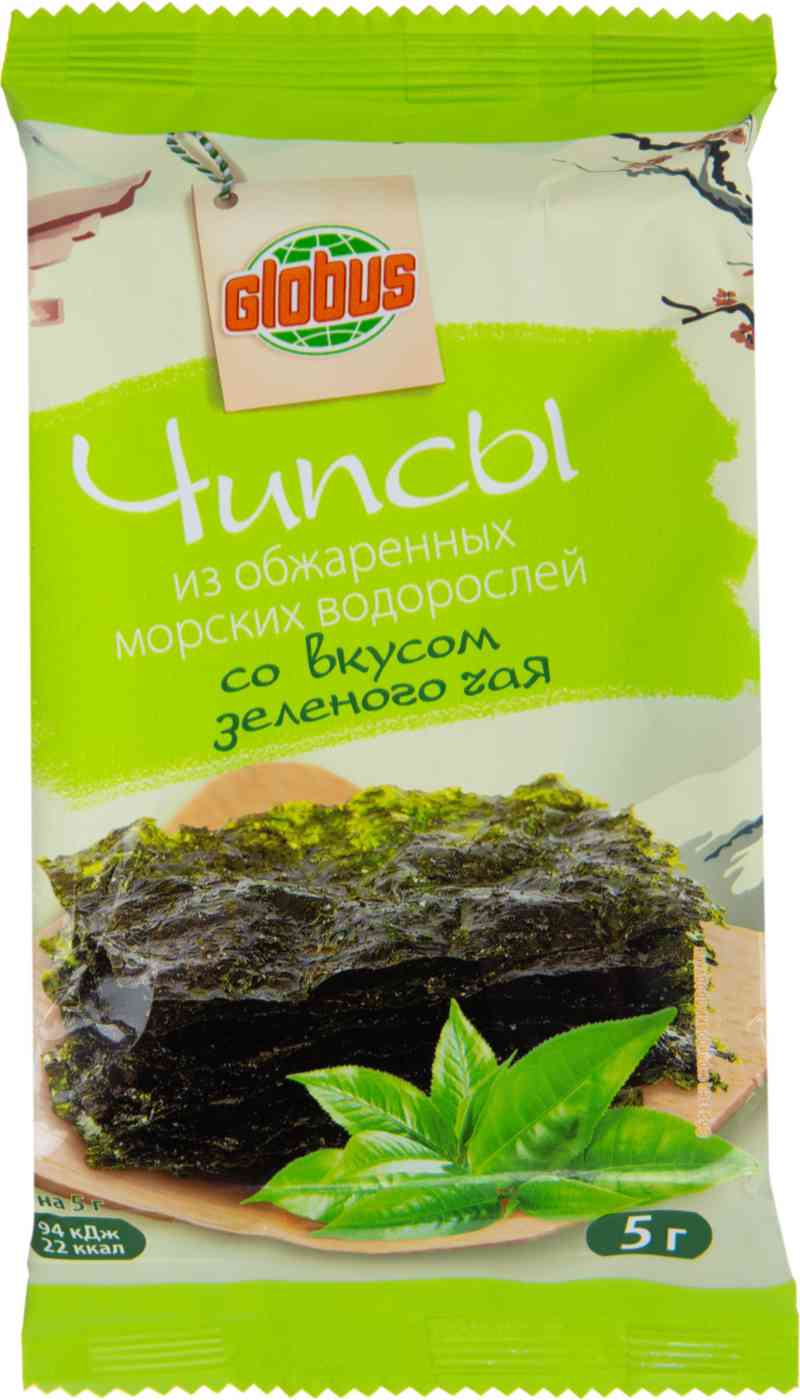 Чипсы нори Глобус Зеленый чай
