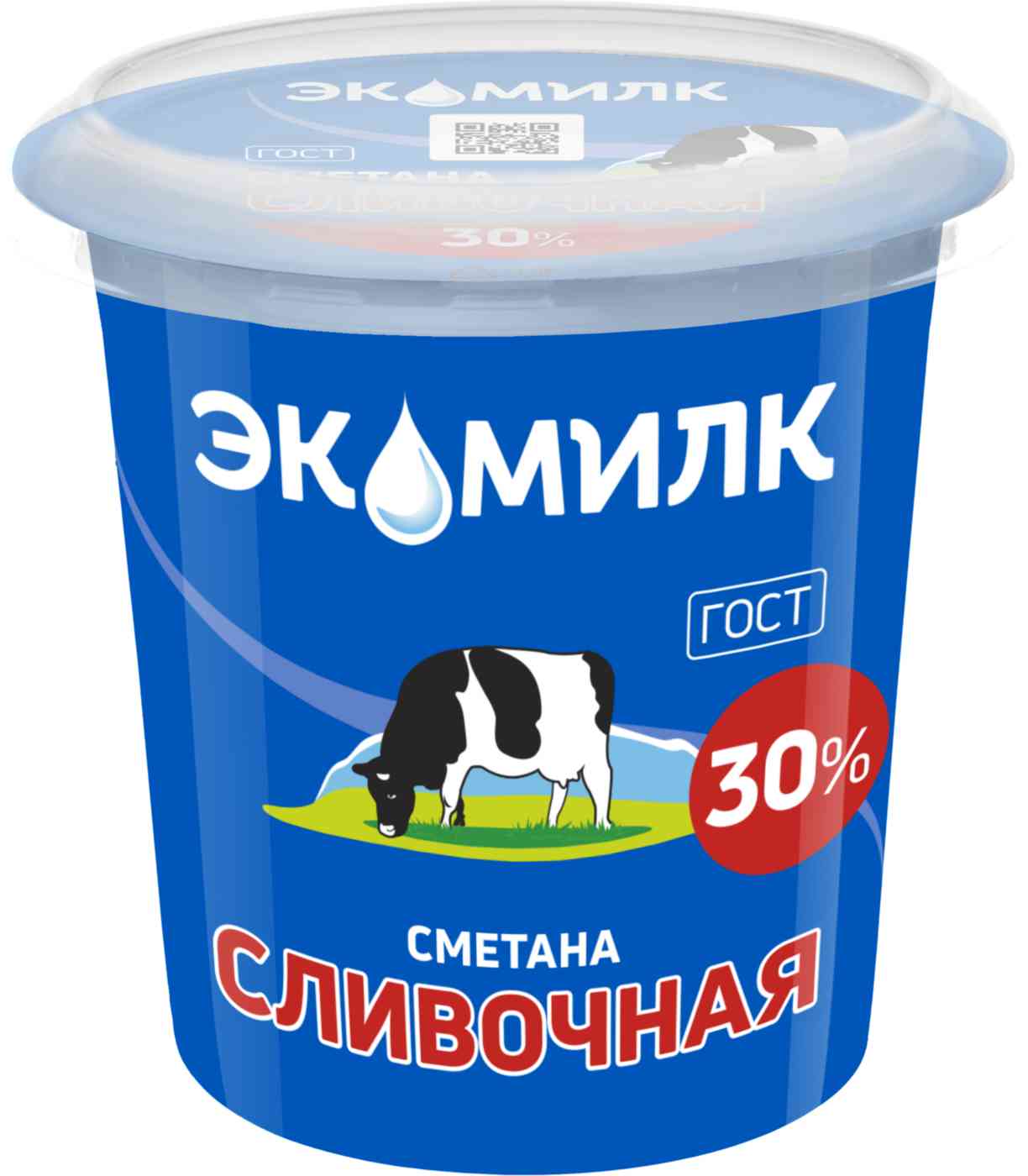 Сметана сливочная Экомилк 30%