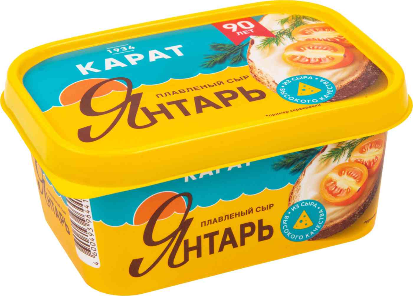 Сыр плавленый Карат Янтарь 45%