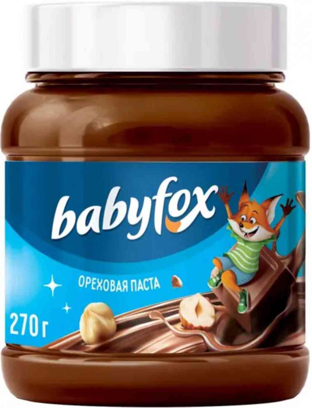 Паста BabyFox шоколадно-ореховая