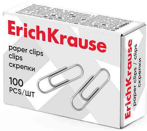 Скрепки металлические ErichKrause