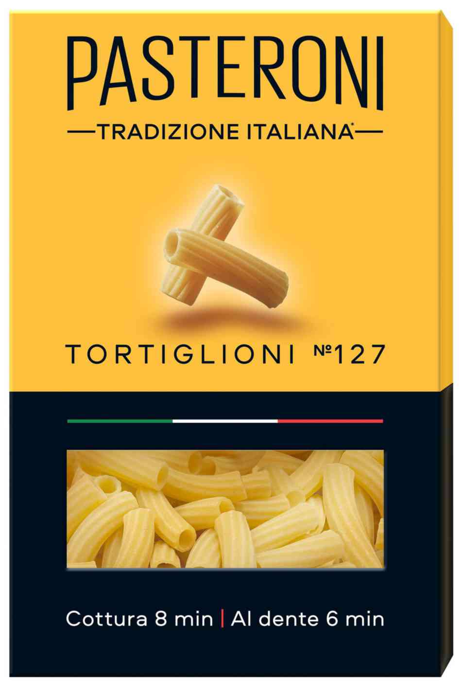 Макаронные изделия Pasteroni Tortoglioni №127