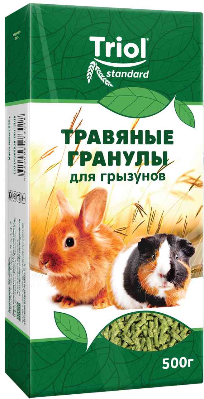 Корм для грызунов Triol Травяные гранулы