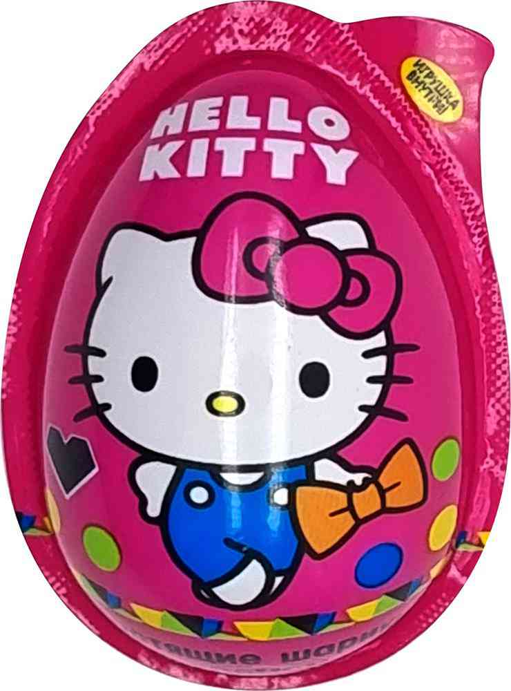 Яйцо шоколадное Hello Kitty с игрушкой, в ассортименте