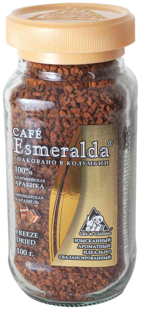Кофе растворимый Esmeralda Швейцарская карамель