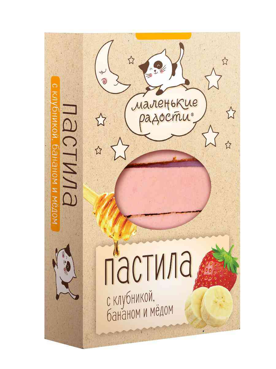Пастила Маленькие радости клубника-банан-мёд