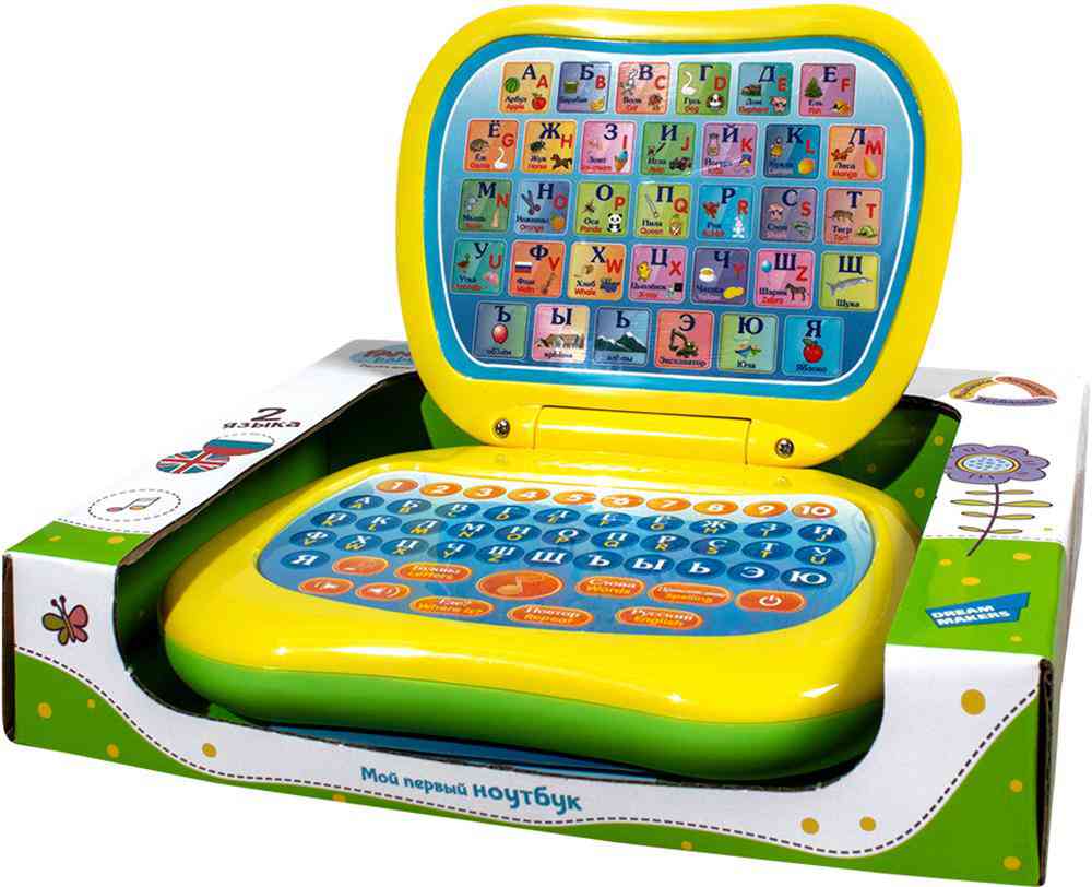 Игрушка развивающая электронная Fancy Baby Мой первый ноутбук 3+