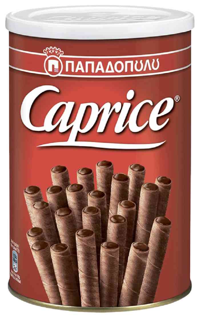 Трубочки вафельные Caprice с фундуком и шоколадным кремом
