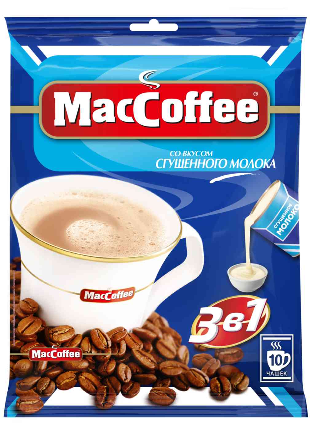 Напиток кофейный растворимый 3в1 MacCoffee со вкусом сгущенного молока