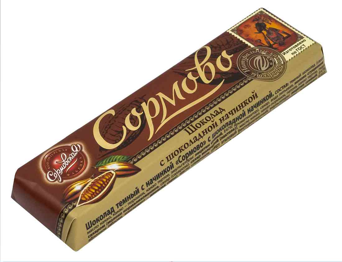 Батончик Сормовская с шоколадной начинкой