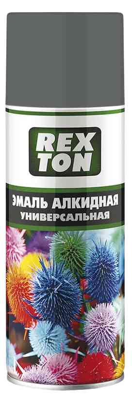 Эмаль алкидная универсальная серая REXTON