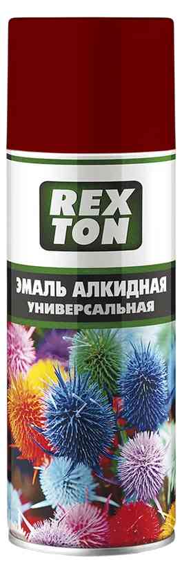 Эмаль алкидная универсальная темно-красная REXTON