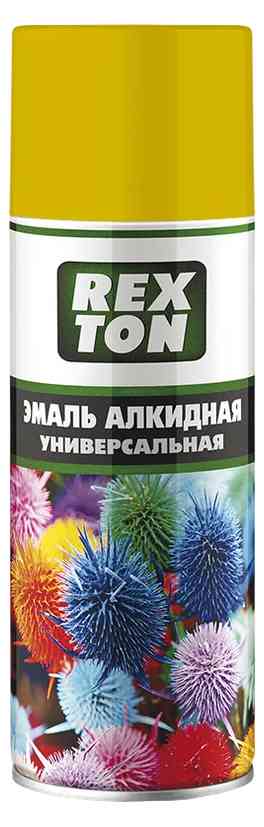 Эмаль алкидная универсальная желтая REXTON