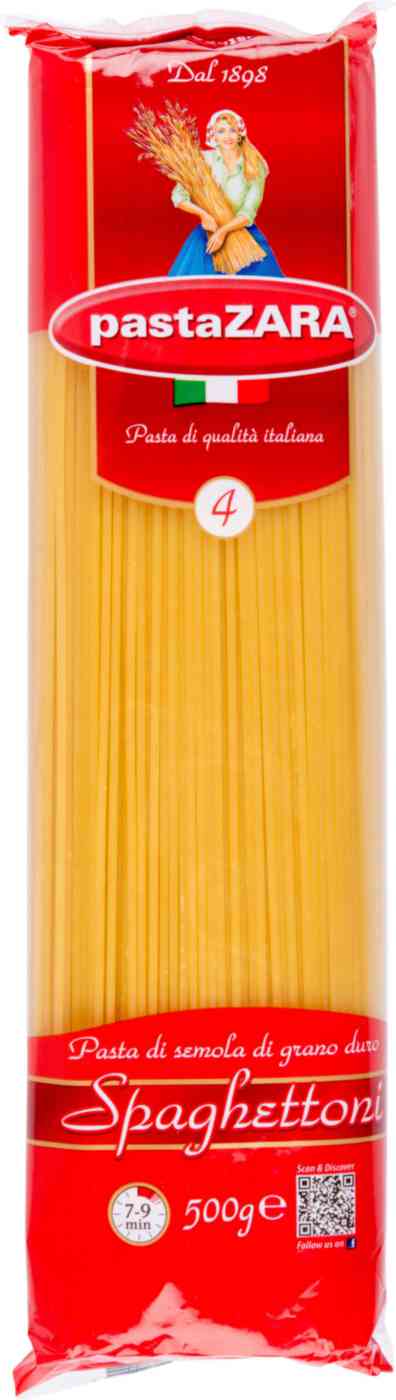 Макаронные изделия PastaZara Spaghettoni