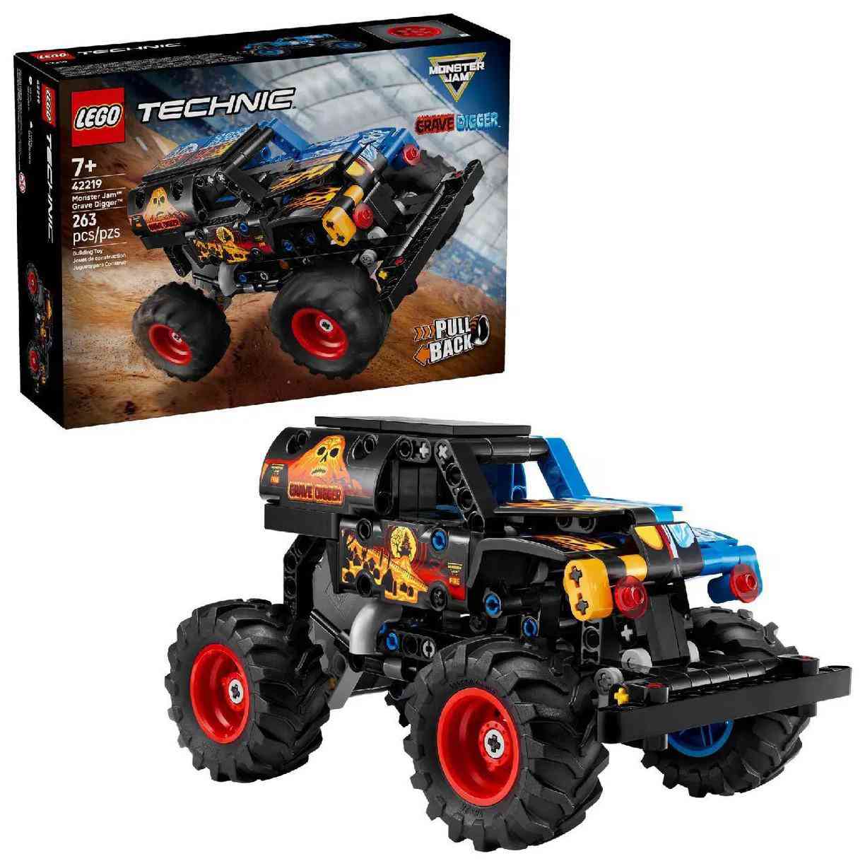 Конструктор LEGO Technic 42219 Внедорожник монстр-трак Grave Digger 7+