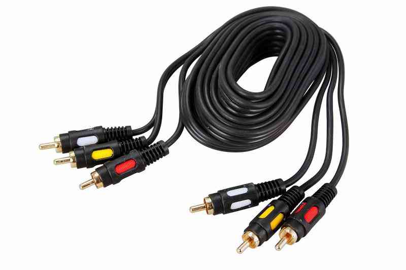 Шнур Rexant 3 RCA - 3 RCA