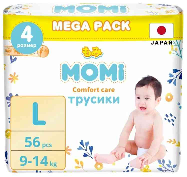 Подгузники-трусики Momi Comfort Care L 4 (9-14кг)