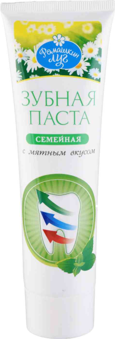 Зубная паста Ромашкин луг семейная мята