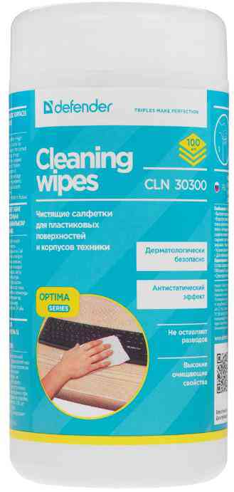 Салфетки для ухода за техникой Defender CLN Optima