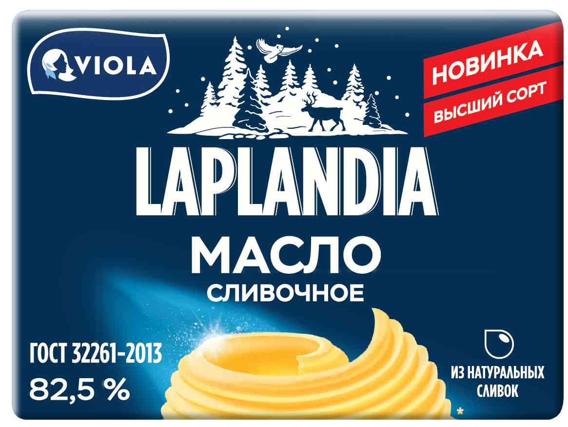 Масло сливочное Laplandia 82,5%