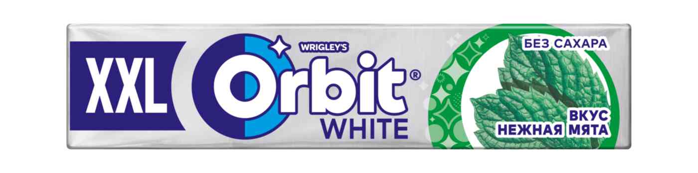 Жевательная резинка Orbit White нежная мята без сахара