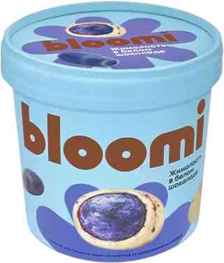 Замороженный десерт жимолость в белом шоколаде Bloomi