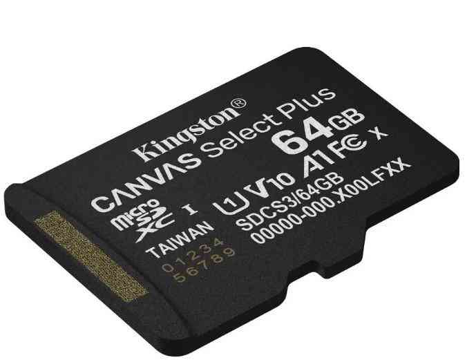Карта памяти Kingston Canvas Select Plus microSDXC