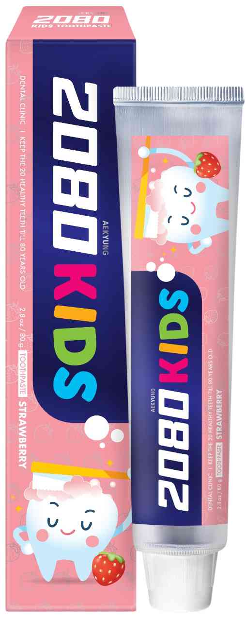 Зубная паста детская Dental Clinic 2080 Kids Strawberry с 2 лет