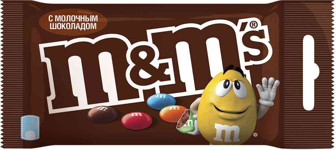 Драже M&M's с молочным шоколадом