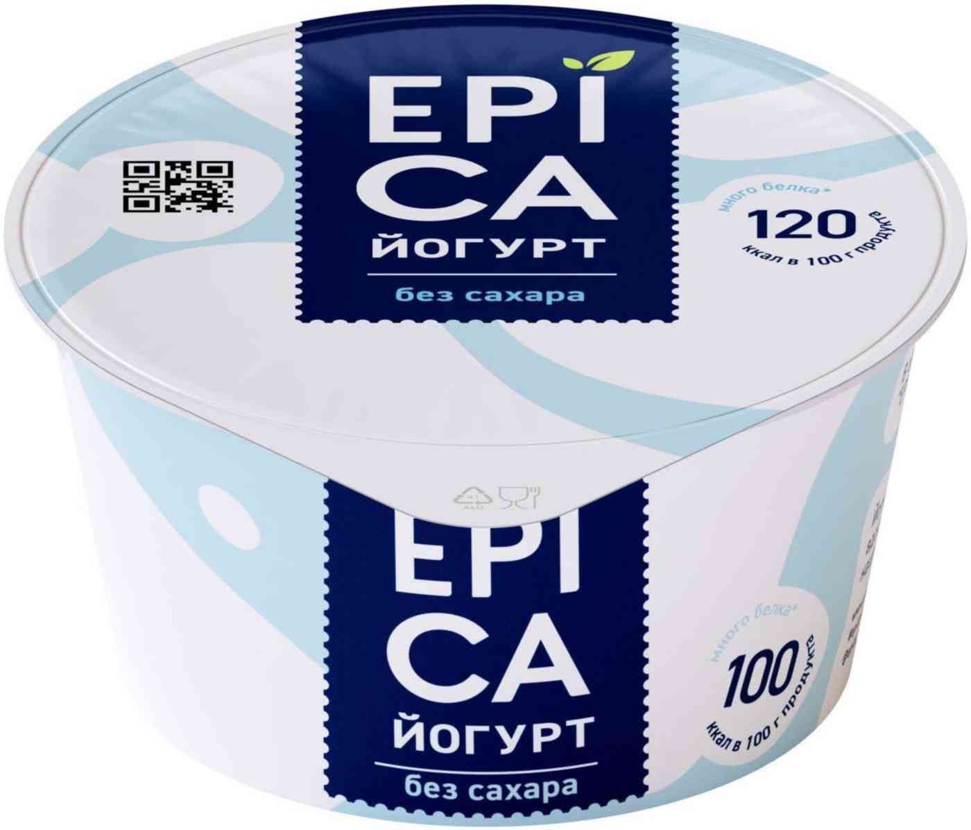 Йогурт Epica натуральный без сахара 6%