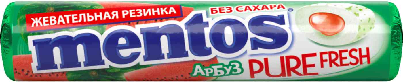 Жевательная резинка Mentos  Pure Fresh вкус Арбуз
