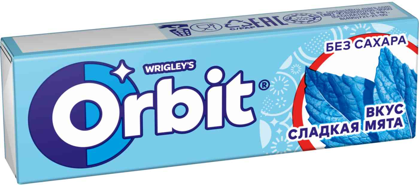 Жевательная резинка Orbit Сладкая мята