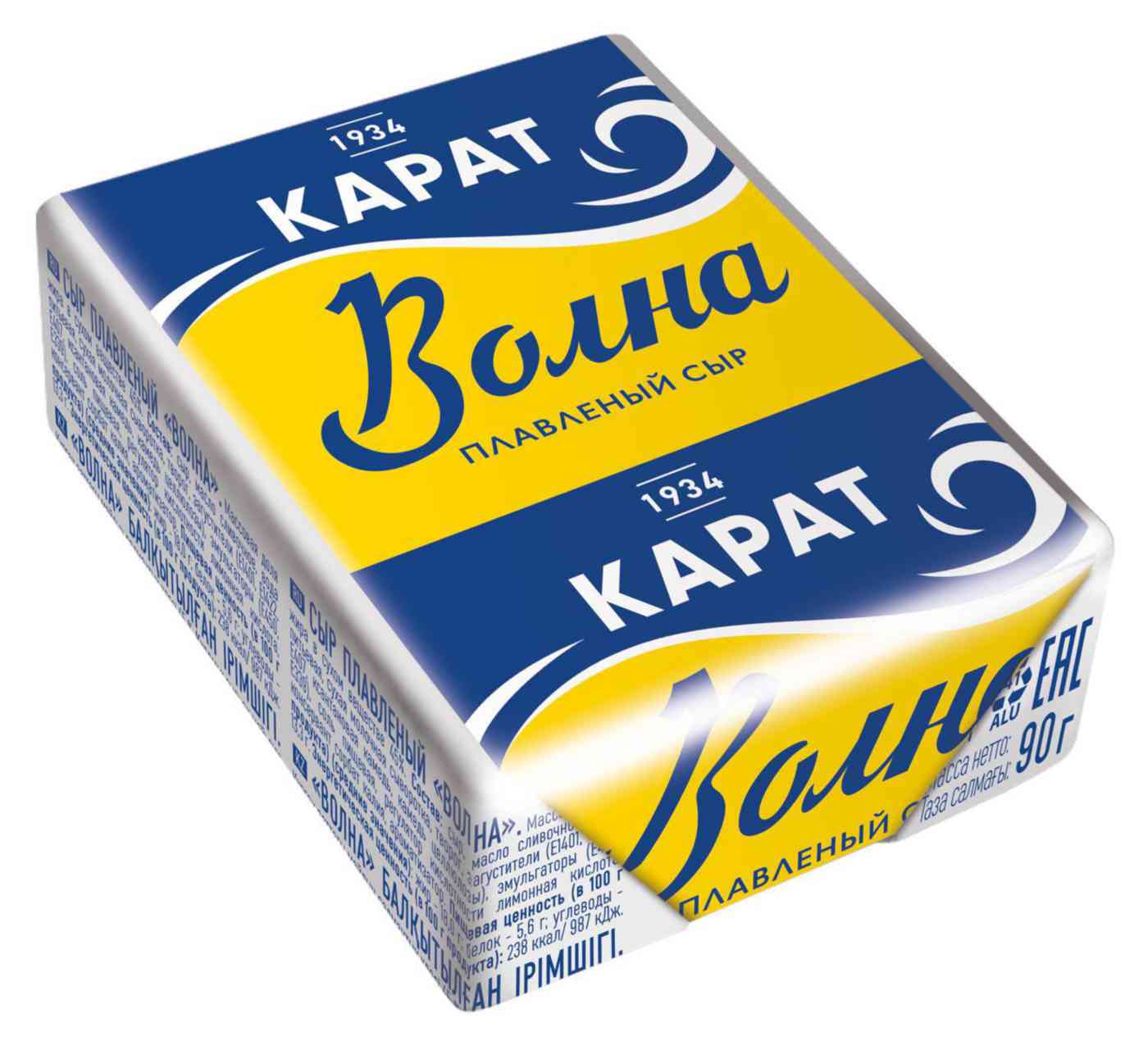 Сыр плавленый Карат Волна 45%