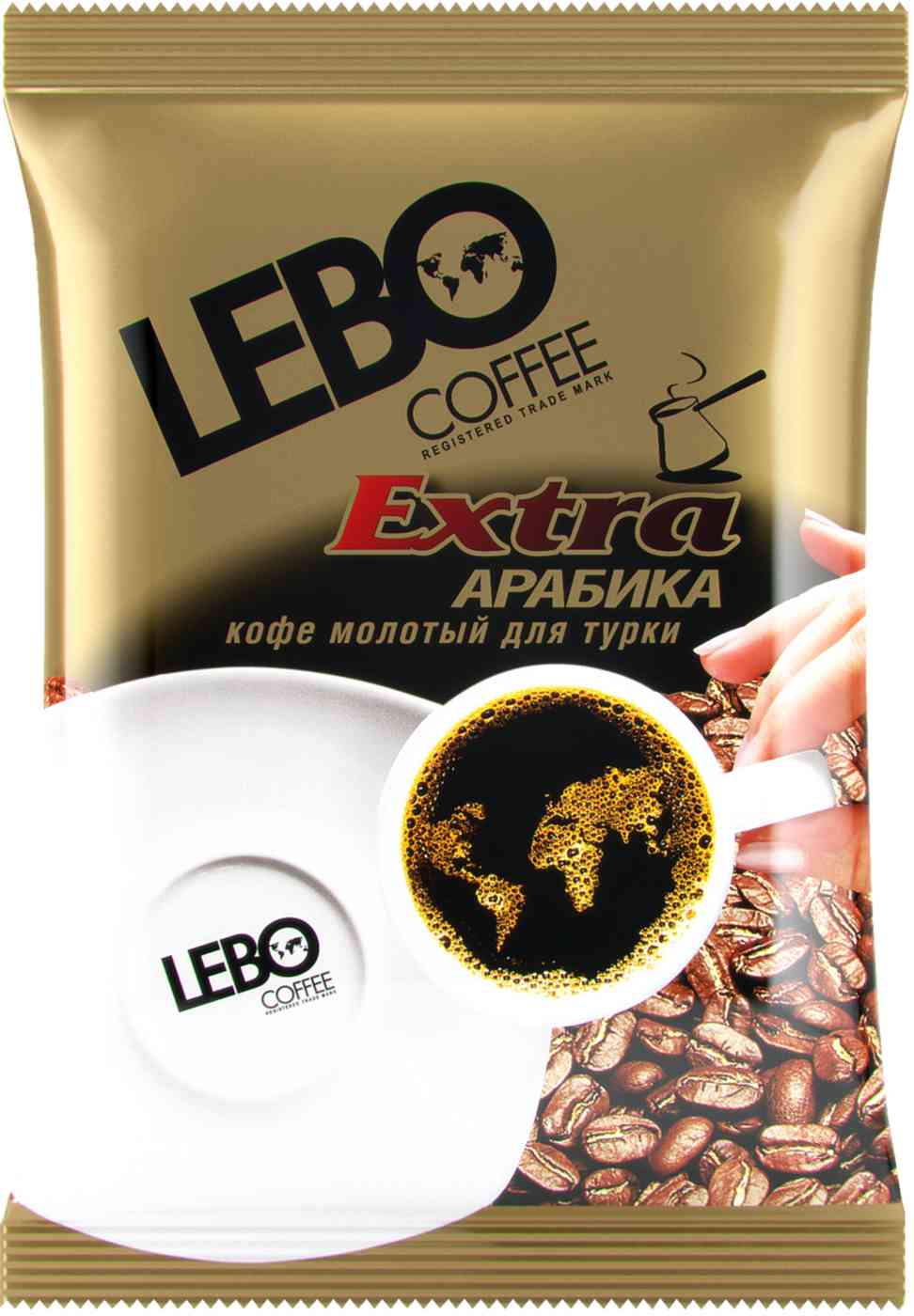 Кофе молотый Lebo Extra для турки