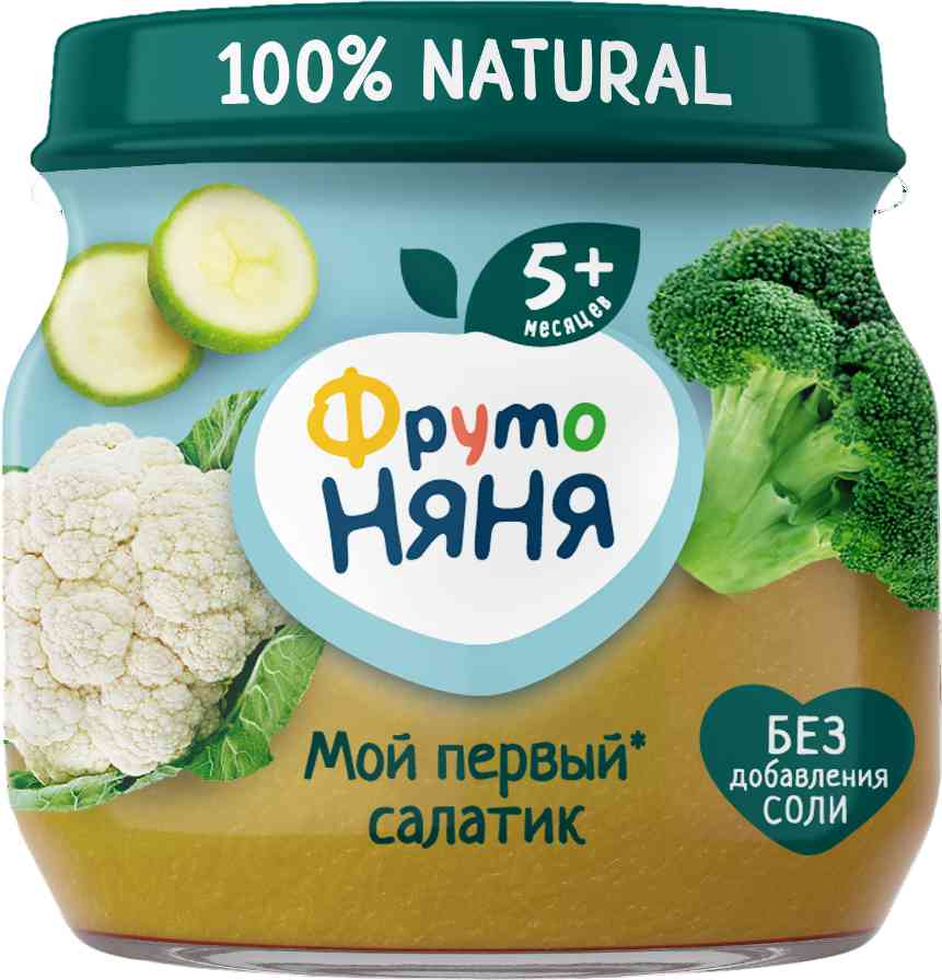 Пюре ФрутоНяня Мой первый салатик, с 5 месяцев