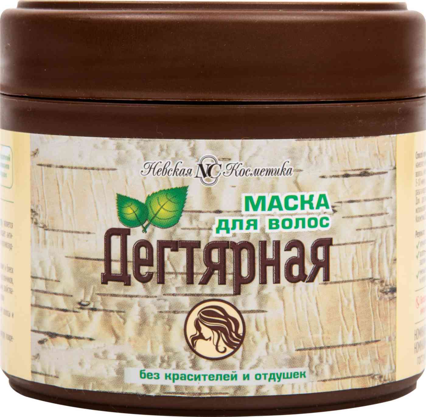Маска для волос дегтярная Невская Косметика для всех типов волос