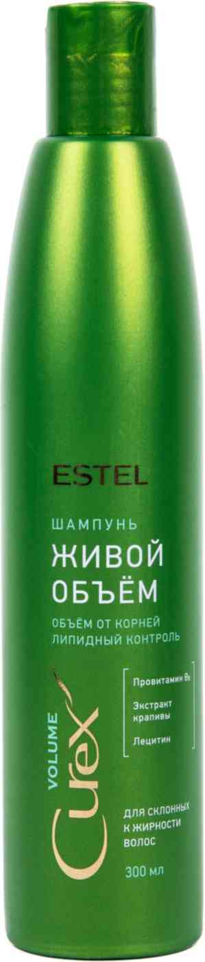 Шампунь для склонных к жирности волос Estel Curex Volume живой объем