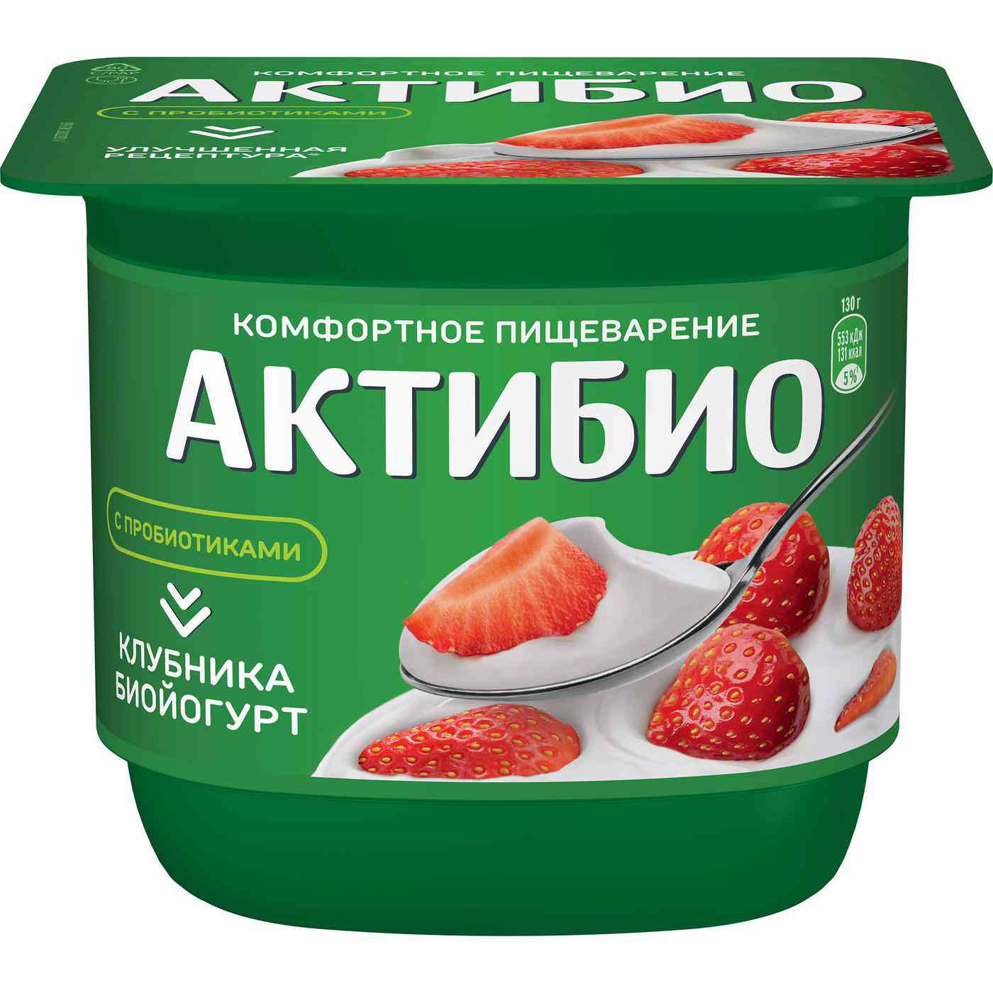 Биойогурт Актибио клубника 2,9%