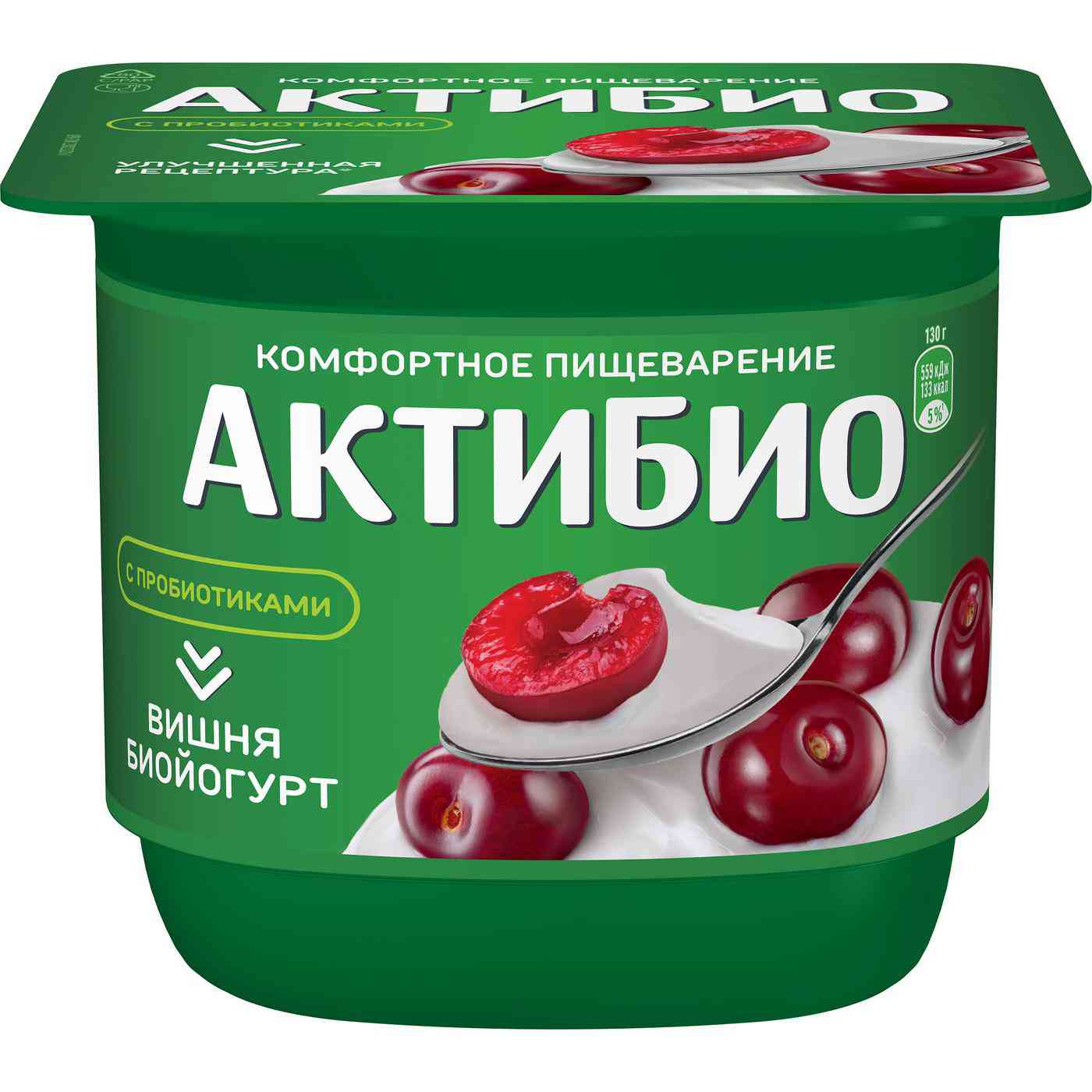 Биойогурт Актибио вишня 2,9%