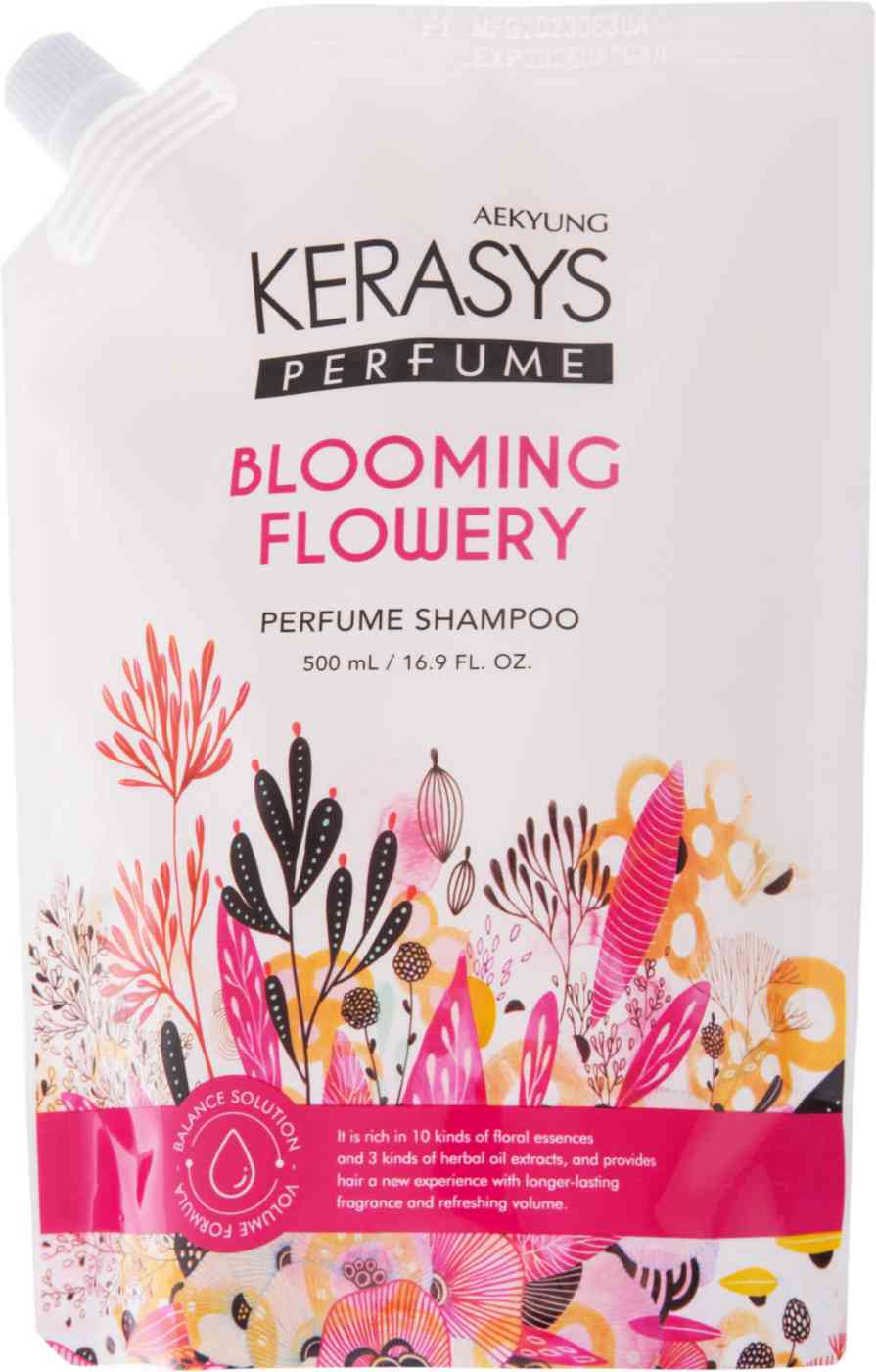 Шампунь для всех типов волос KeraSys Perfume Blooming Flowery запасной блок