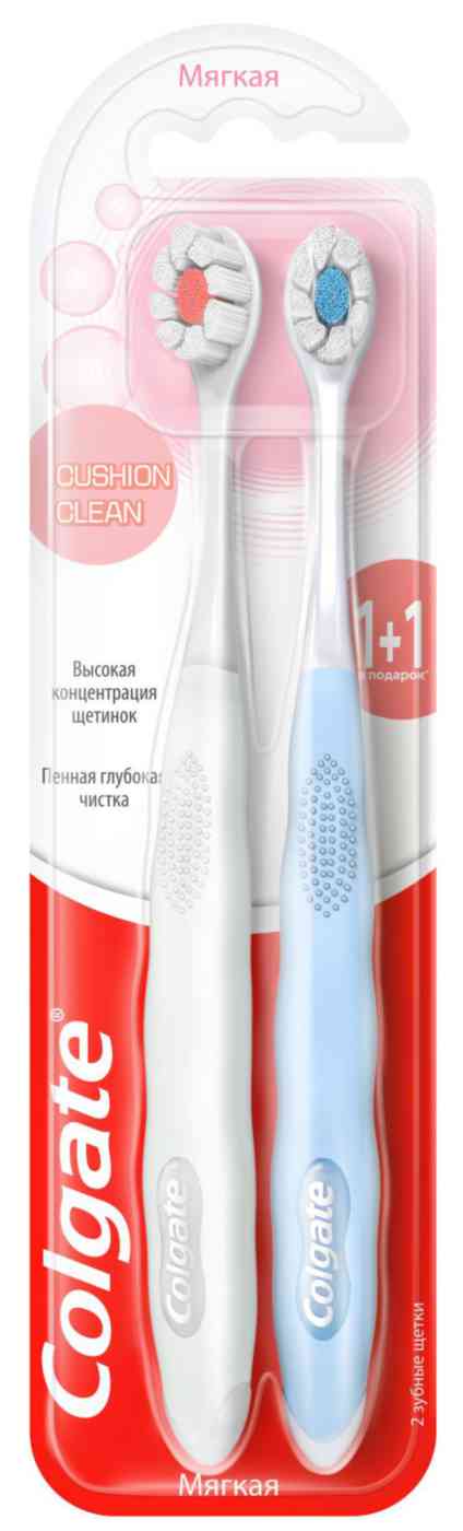 Зубная щетка Colgate Cushion Clean мягкая