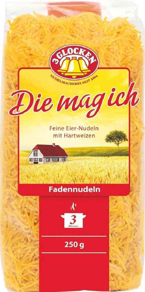 Макаронные изделия 3 Glocken Fadennudeln Die Mag Ich Feine Eier-Nudeln