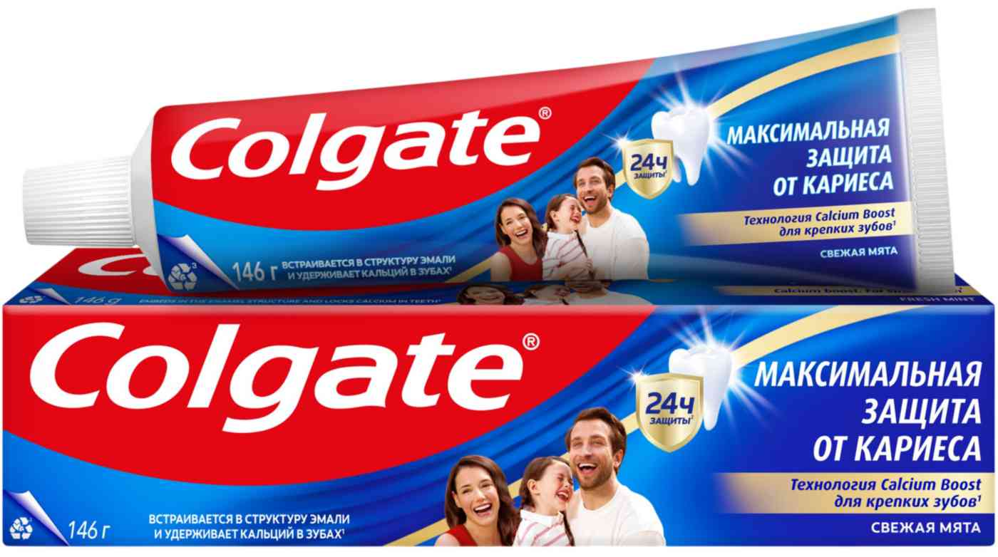 Зубная паста Colgate Максимальная защита от кариеса свежая мята
